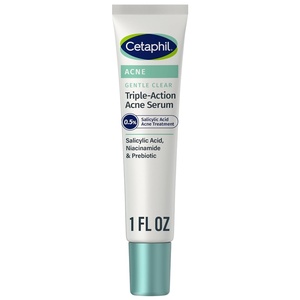 Cetaphil Gentle Clear BPO Acne Face Wash, Soothing, Sensitive Skin, 4.2oz(1 Fl Oz (Pack of 1))