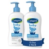 Cetaphil Baby Wash & Shampoo + Lotion, Sensitive Skin, 13.5oz, 2ct(13.5 Fl Oz (Pack of 12))