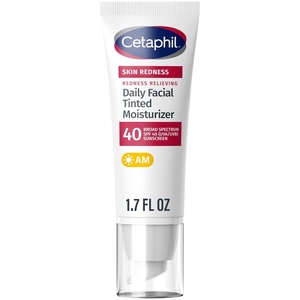 Cetaphil Redness Relieving Tinted Moisturizer, SPF 40, 1.7oz(1.7 Fl Oz (Pack of 1))