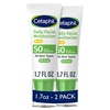 Cetaphil Daily Facial Moisturizer SPF 50, Fragrance-Free, 1.7oz, 2ct
